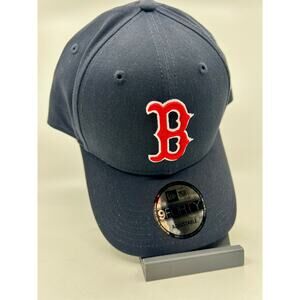Boston Red Sox New Era 9Fifty SnapBack Adjustable Hat Navy Color/ Red B Logo OS